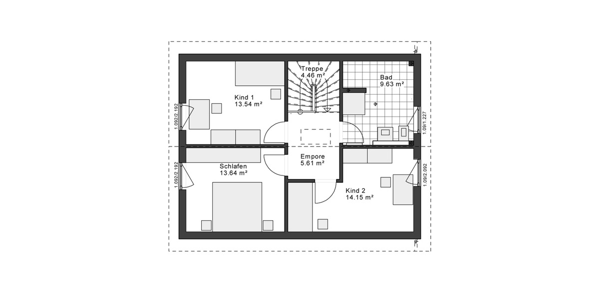Einfamilienhaus Bottrop Boy - 3 Zimmer, 120 m&sup2;, 1.846&euro; | Angebot:25257368