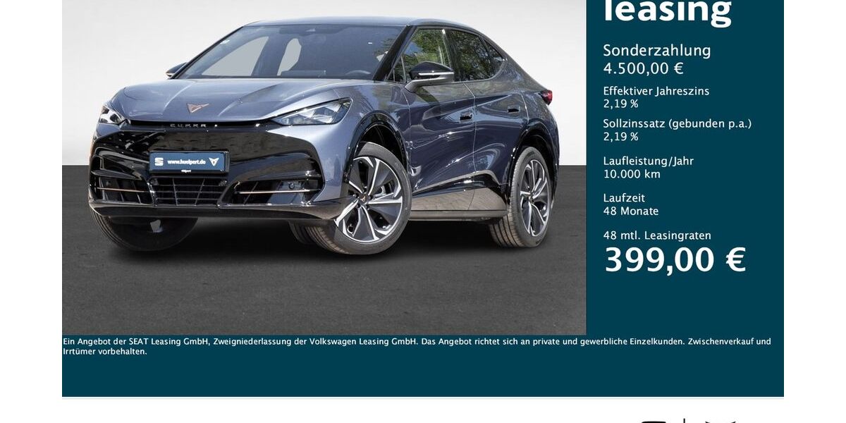 Cupra Tavascan 10.039 km 39.623 &euro; Dortmund 44269