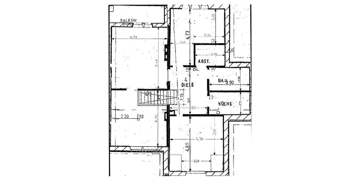 Lichtdurchflutete Dachgeschosswohnung Gahlen 3 zimmer