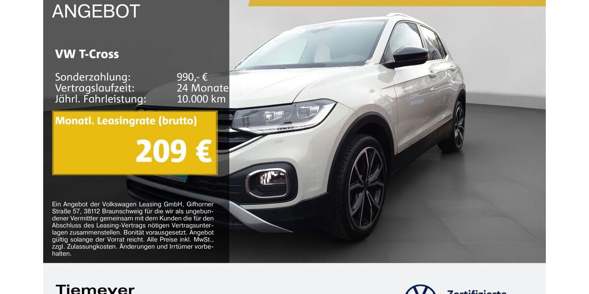 VW T-Cross 44.969 km 23.590 &euro; Bochum 44892