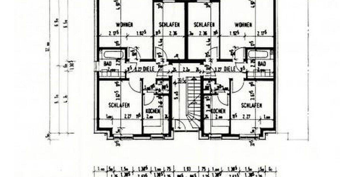 Etagenwohnung Bottrop Eigen - 2 Zimmer, 63 m&sup2;, 960&euro; | Angebot:26803457