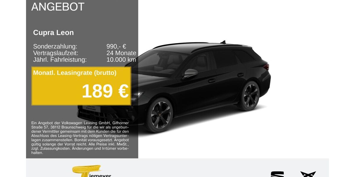 Cupra Leon 18.781 km 30.710 &euro; Gelsenkirchen OT Beckhausen 45899