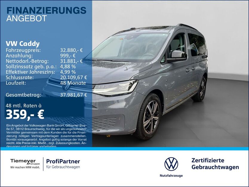 VW Caddy 4.976 km 32.880 € Recklinghausen 45663