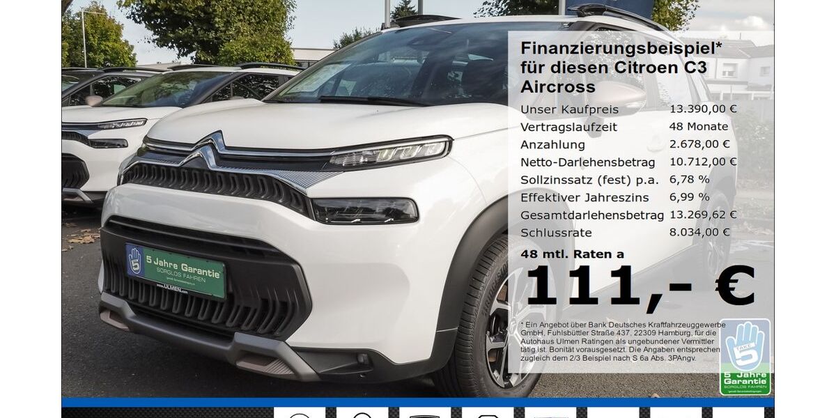 Citroen C3 Aircross 15.295 km 12.950 € Ratingen 40880