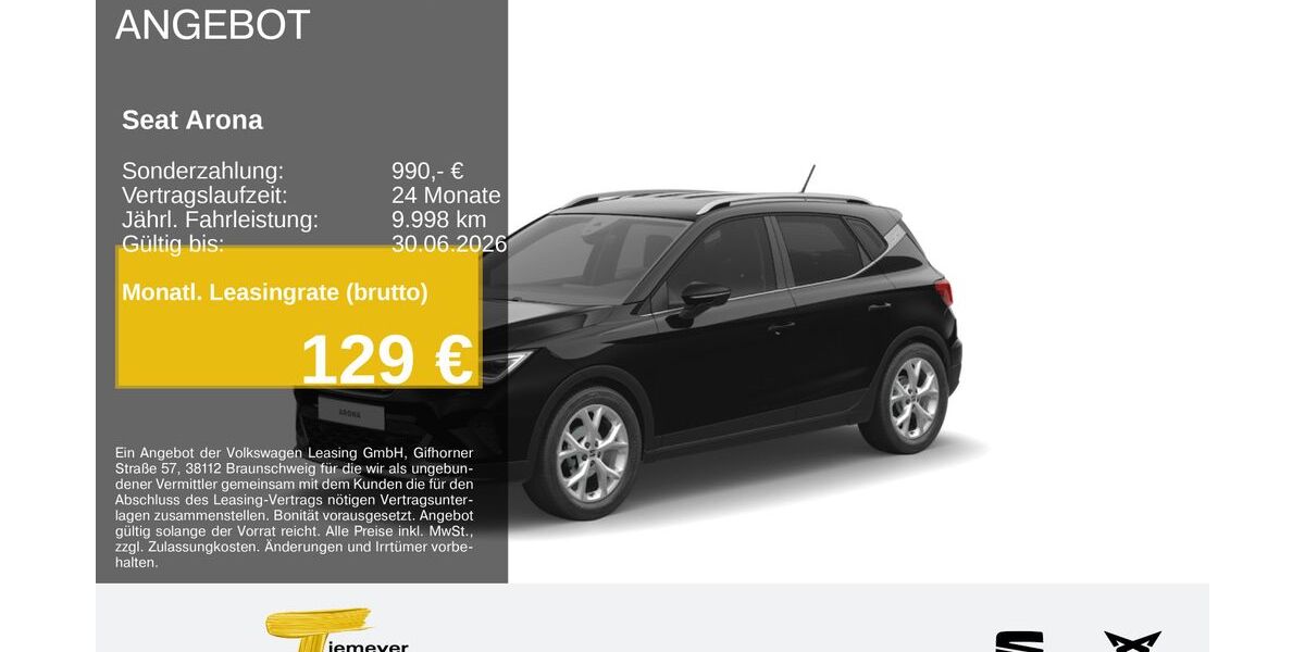 Seat Arona 19.631 km 22.370 &euro; Bochum 44809