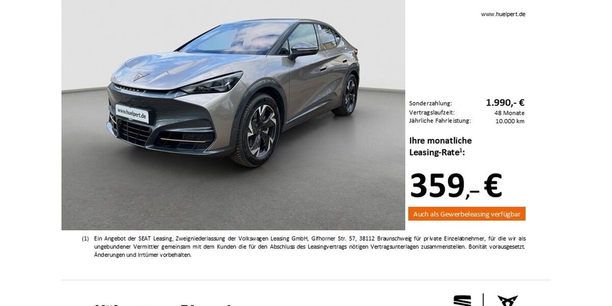 Cupra Tavascan 9.798 km 36.888 &euro; Dortmund 44269