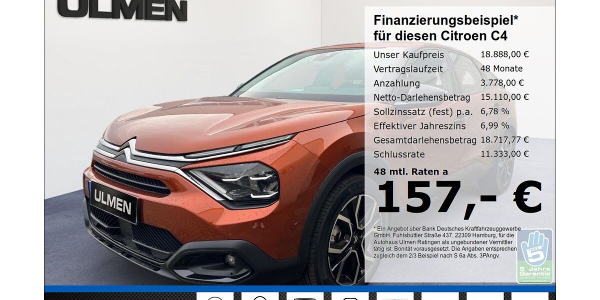 Citroen C4 13.165 km 18.888 &euro; Ratingen 40880