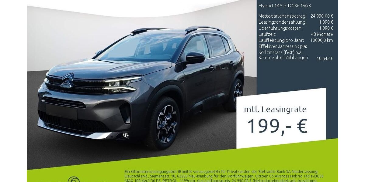 Citroen C5 Aircross 9.707 km 24.789 &euro; Dortmund 44263