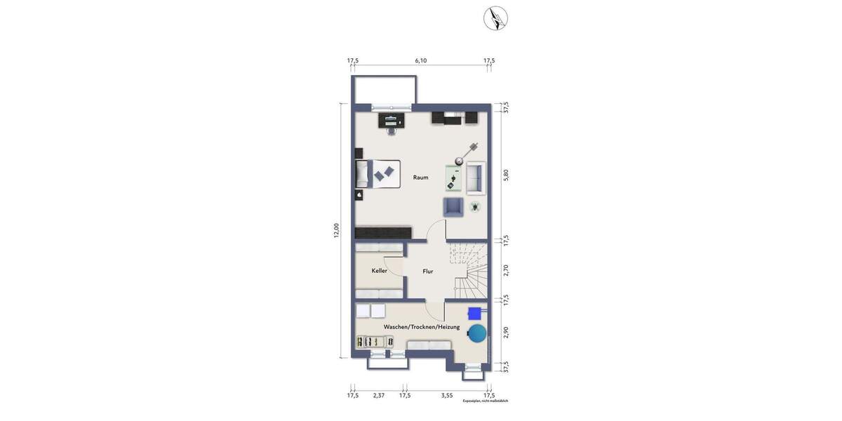 Reihenmittelhaus Bottrop Eigen - 4 Zimmer, 142 m&sup2;, 439.000&euro; | Angebot:25475459