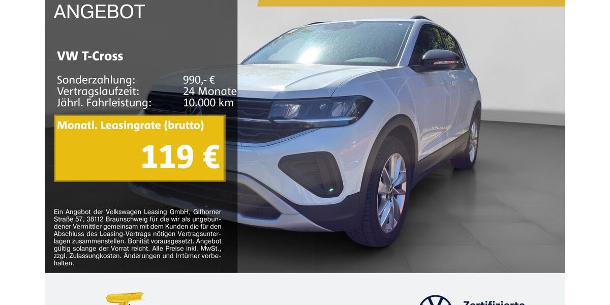 VW T-Cross 25.383 km 18.870 &euro; Castrop-Rauxel 44575