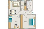 Erdgeschoßwohnung Gelsenkirchen Gelsenkirchen-Mitte - 3.5 Zimmer, 57 m&sup2;, 380&euro; | Angebot:26042966