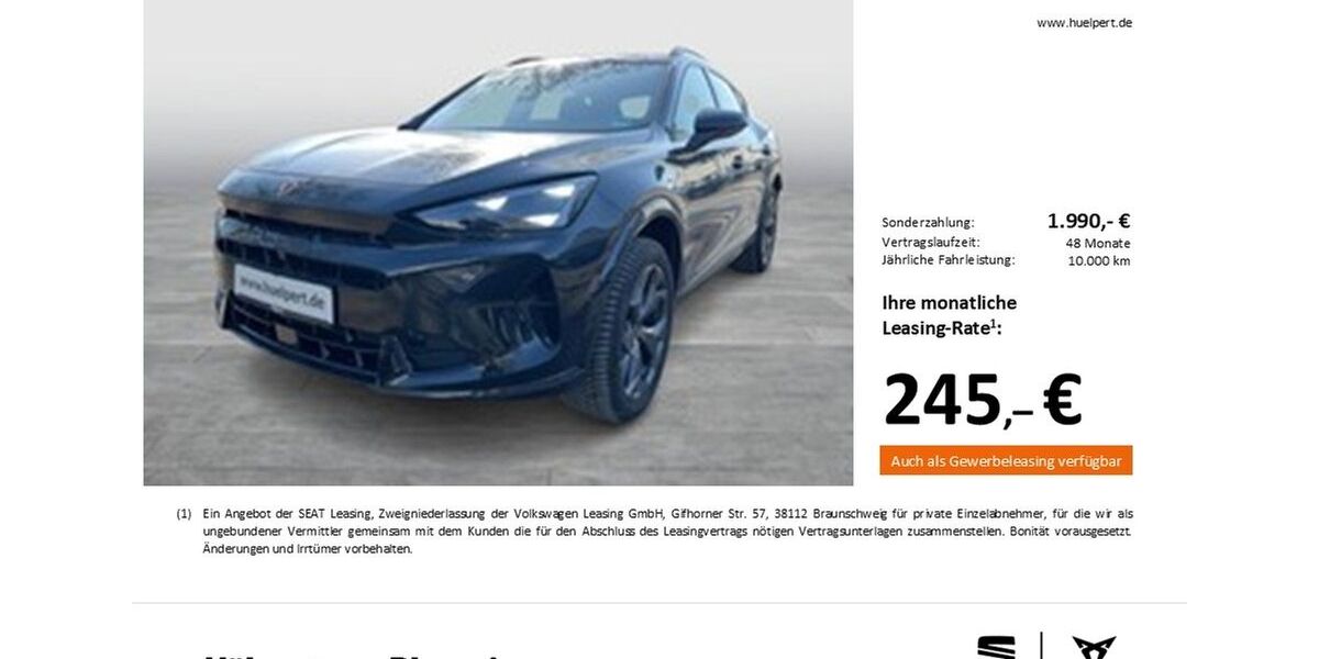 Cupra Formentor 13.979 km 33.303 &euro; Dortmund 44269