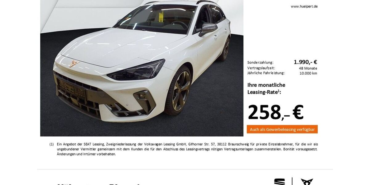 Cupra Leon 19.185 km 32.140 &euro; Dortmund 44269