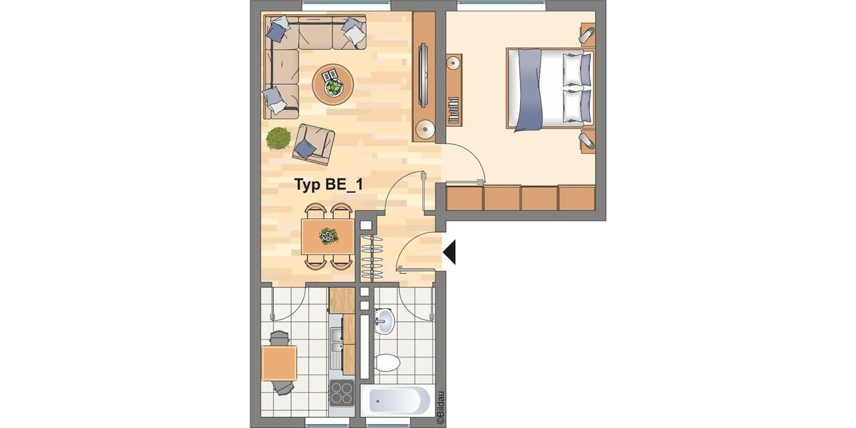 2-Zimmer-Wohnung in Gelsenkirchen Resser Mark 2 zimmer