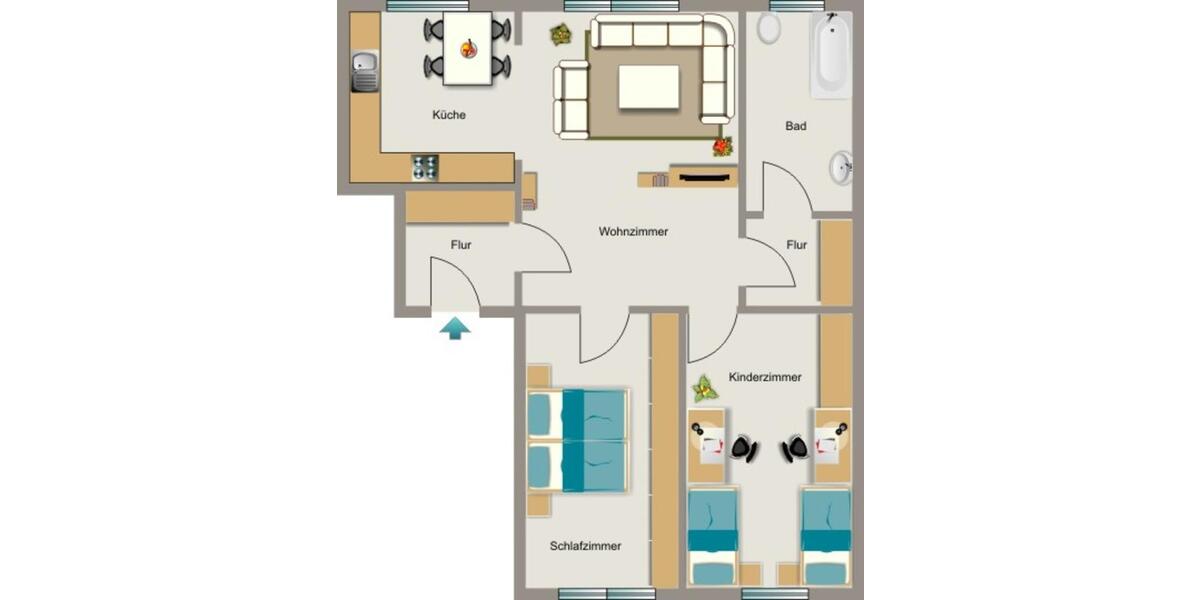 Mit einer Wohnung von VIVAWEST liegt das GLÜCK AUF Ihrer Seite. 3.5 zimmer