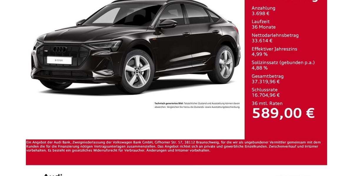 Audi e-tron 41.450 km 37.311 &euro; Dortmund 44143