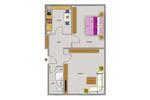 Etagenwohnung Dortmund Innenstadt Nord - 2.5 Zimmer, 55 m&sup2;, 485&euro; | Angebot:25896313