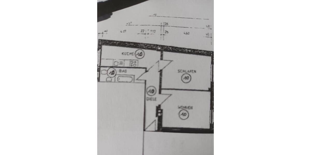 Dachgeschoßwohnung Herne Sodingen - 2.5 Zimmer, 46 m&sup2;, 48.000&euro; | Angebot:27076075
