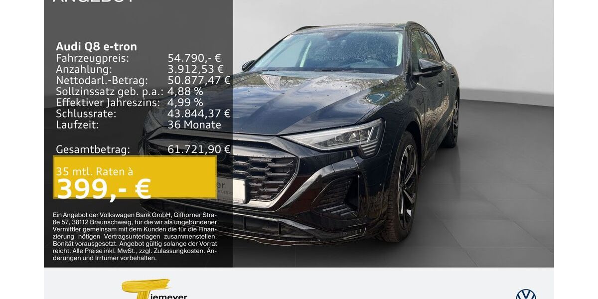 Audi Q8 e-tron 47.339 km 54.790 &euro; Recklinghausen 45663