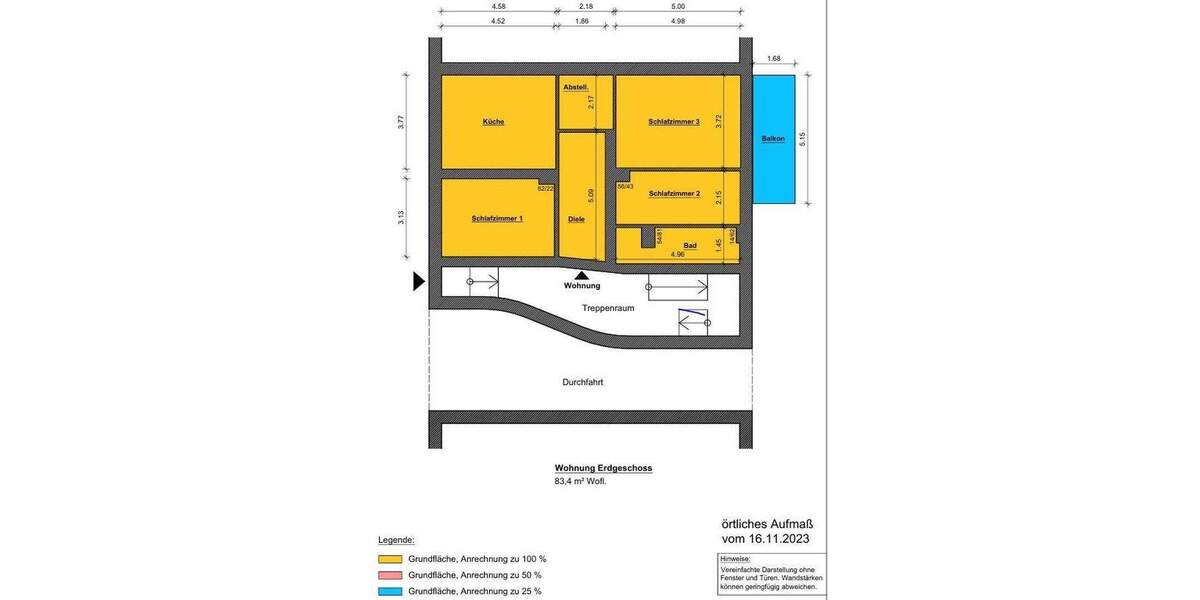 Etagenwohnung Herne Herne-Mitte - 3 Zimmer, 83 m&sup2;, 120.000&euro; | Angebot:25803288