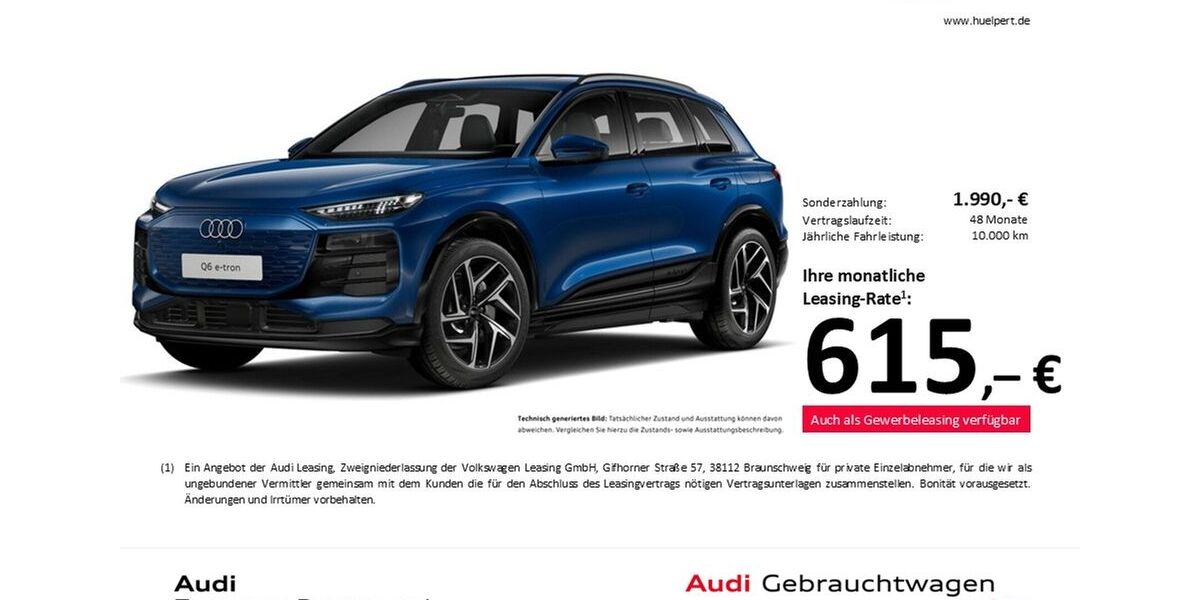Audi Q6 e-tron 8.537 km 69.388 &euro; Dortmund 44143