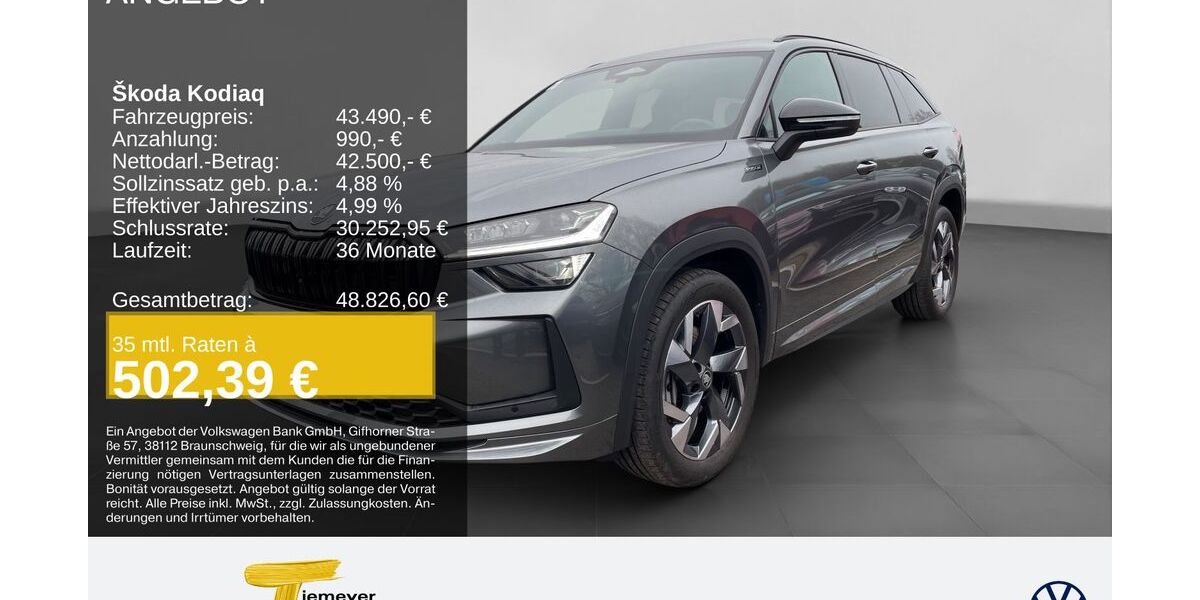 Skoda Kodiaq 9.900 km 43.490 &euro; Duisburg 47059