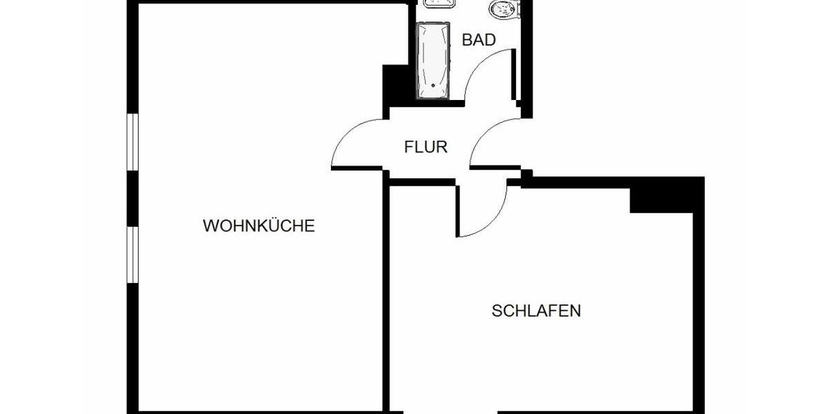 1-Zimmer-Wohnung in Gelsenkirchen Scholven 1 zimmer