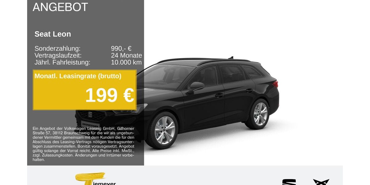 Seat Leon 20.080 km 28.780 &euro; Recklinghausen 45663