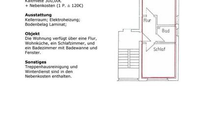 1. OG-Wohnung 2 zimmer