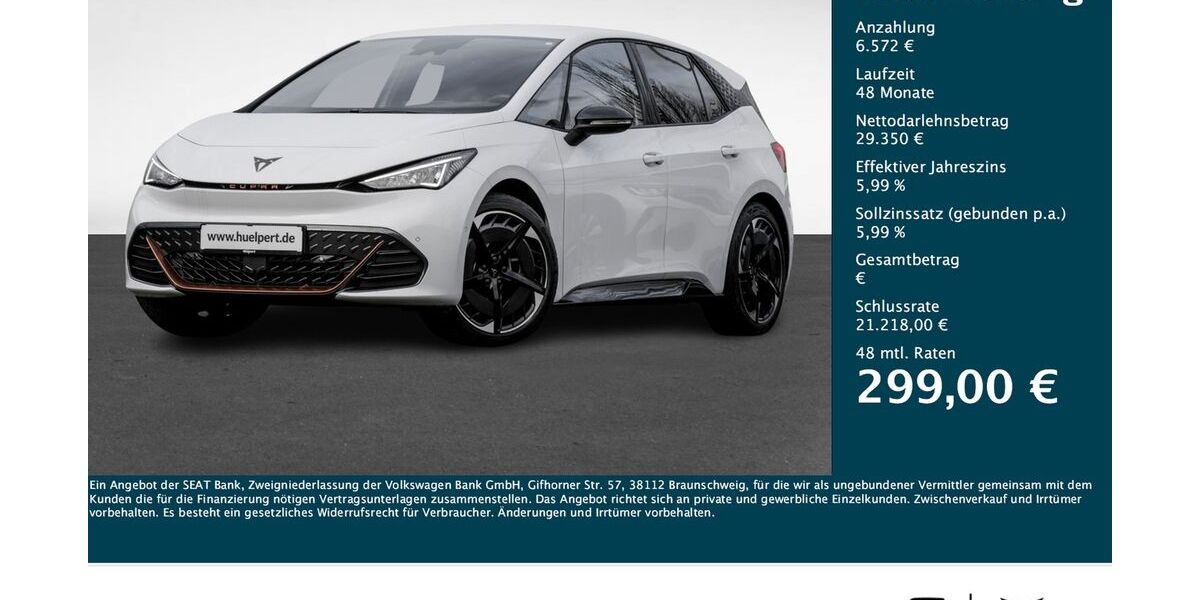 Cupra Born 27.497 km 29.333 &euro; Dortmund 44379