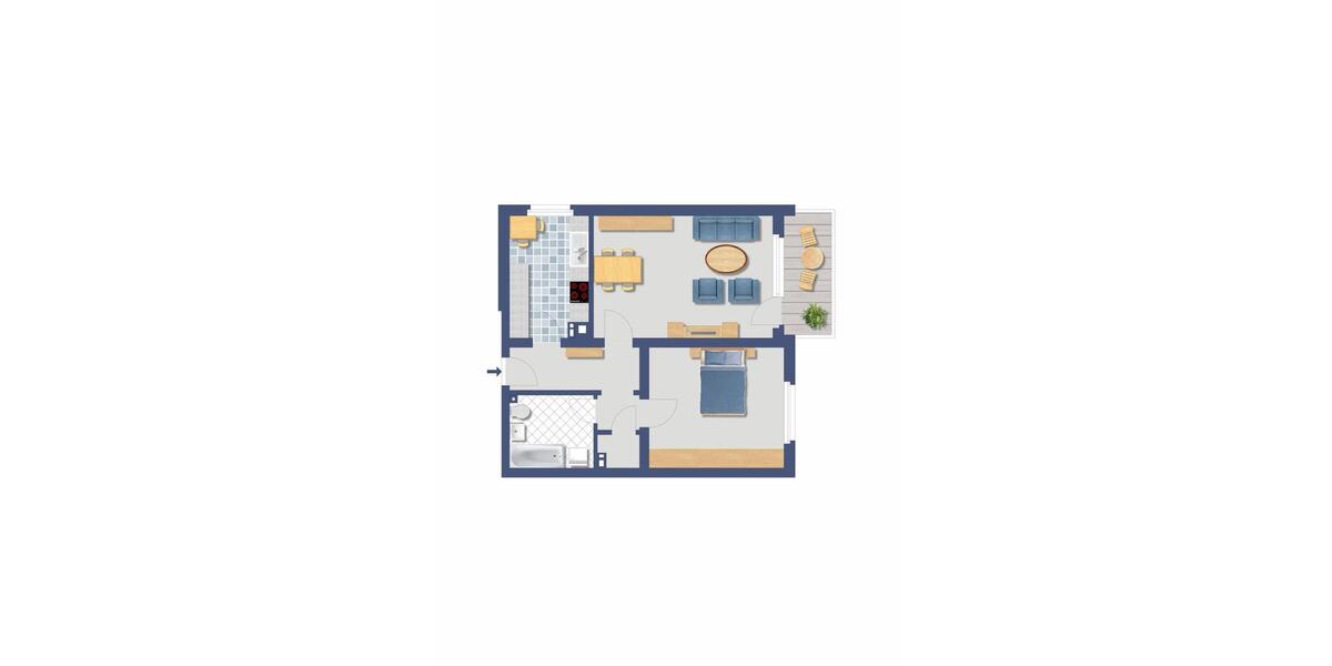 2,5-Zimmer-Wohnung am Niederrhein, inkl. 1 Monat mietfrei 2 zimmer