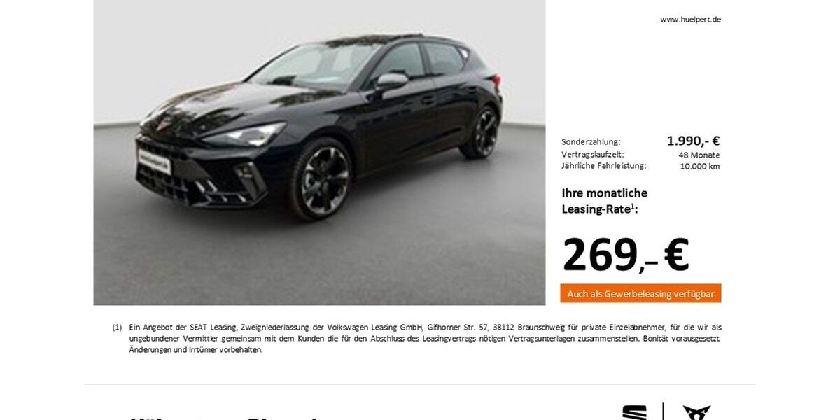 Cupra Leon 14.994 km 30.356 &euro; Dortmund 44269