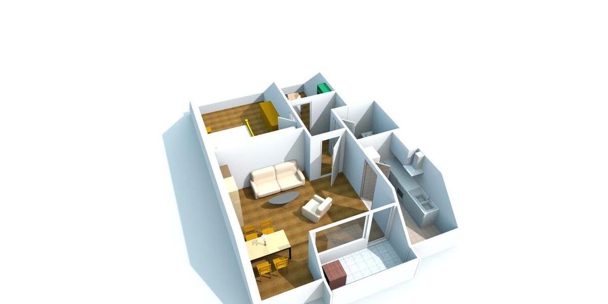 Dachgeschoßwohnung Ratingen - 2 Zimmer, 60 m&sup2;, 690&euro; | Angebot:26396570