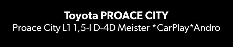 Toyota Proace City 60.000 km 16.500 &euro; Wuppertal 42389