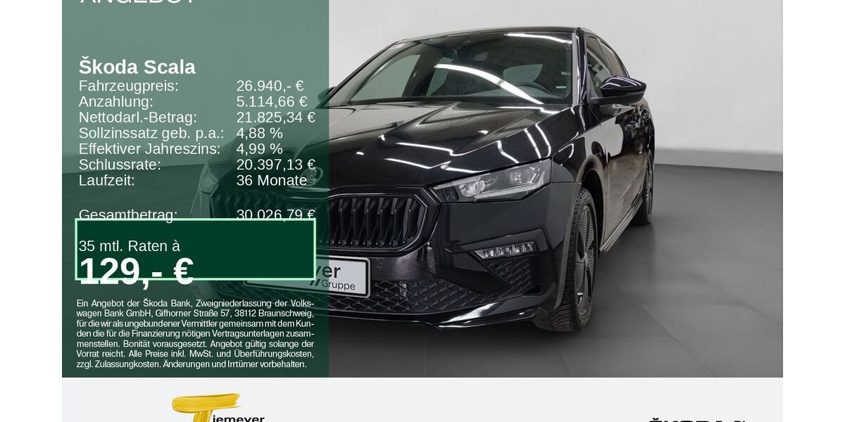 Skoda Scala 26.478 km 26.330 &euro; Bochum 44809