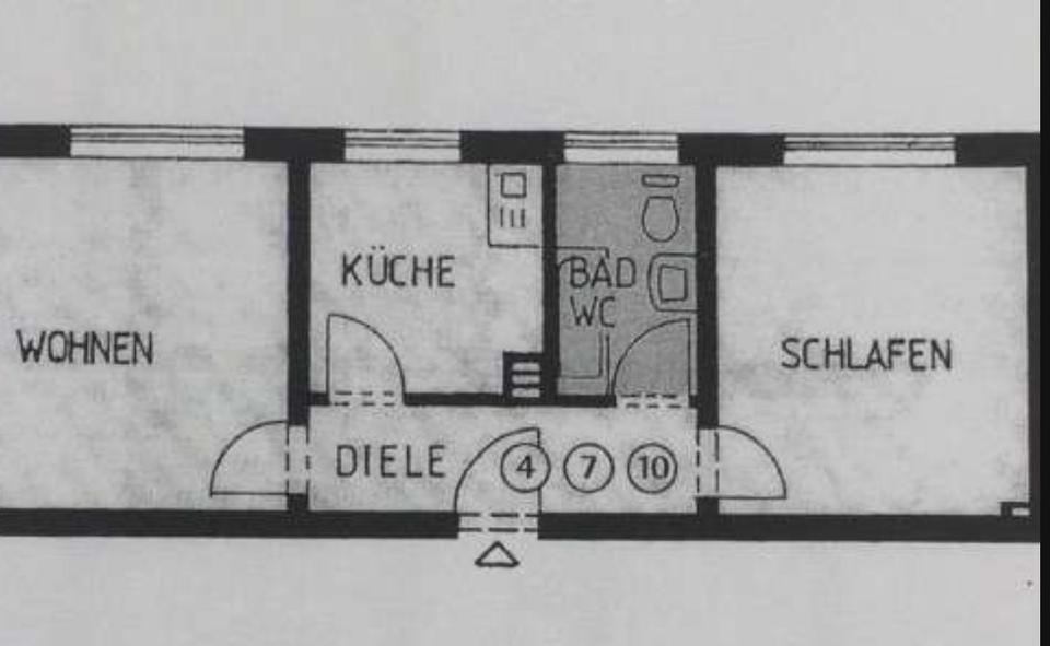 Etagenwohnung Dortmund Innenstadt Nord - 2 Zimmer, 140.000&euro; | Angebot:22206182