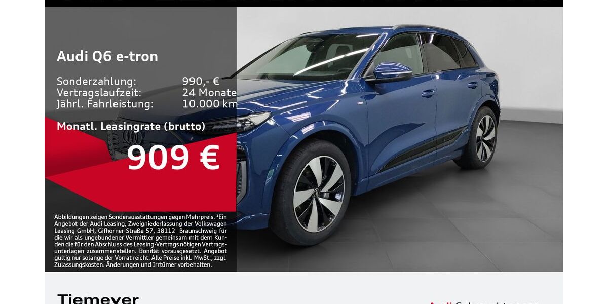 Audi Q6 e-tron 7.795 km 54.840 &euro; Bochum 44809