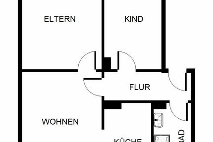 Wohnung Gelsenkirchen Gelsenkirchen-Nord - 3 Zimmer, 54 m&sup2;, 339&euro; | Angebot:26147120