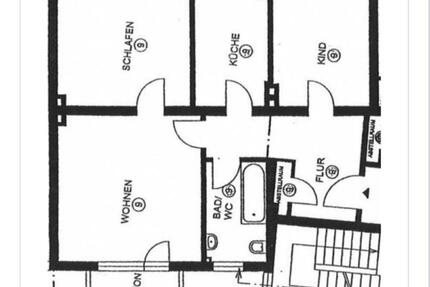 DUISBURG-LAAR: SCHÖNE 3 ZKB WOHNUNG MIT BALKON 3 zimmer