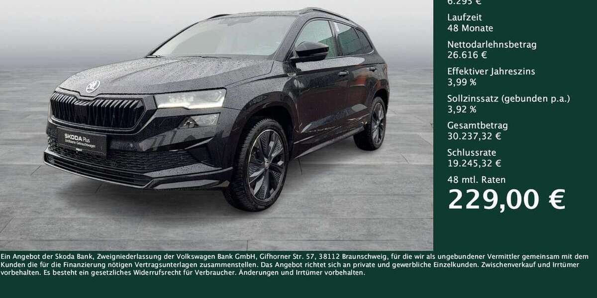 Skoda Karoq 17.170 km 32.911 &euro; Dortmund 44309
