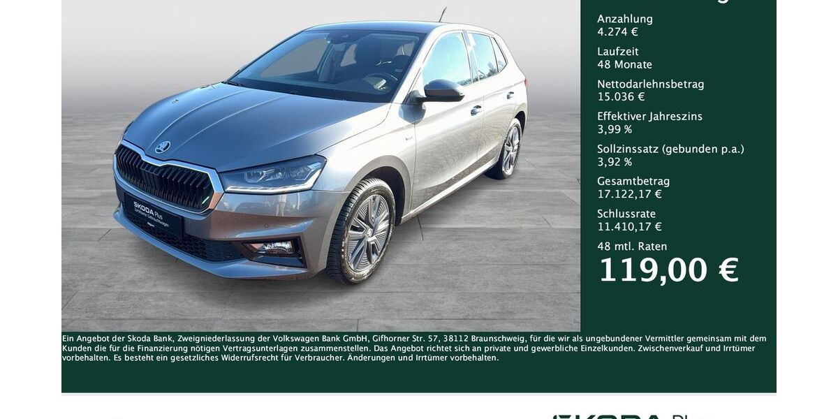 Skoda Fabia 14.223 km 19.261 &euro; Dortmund 44309