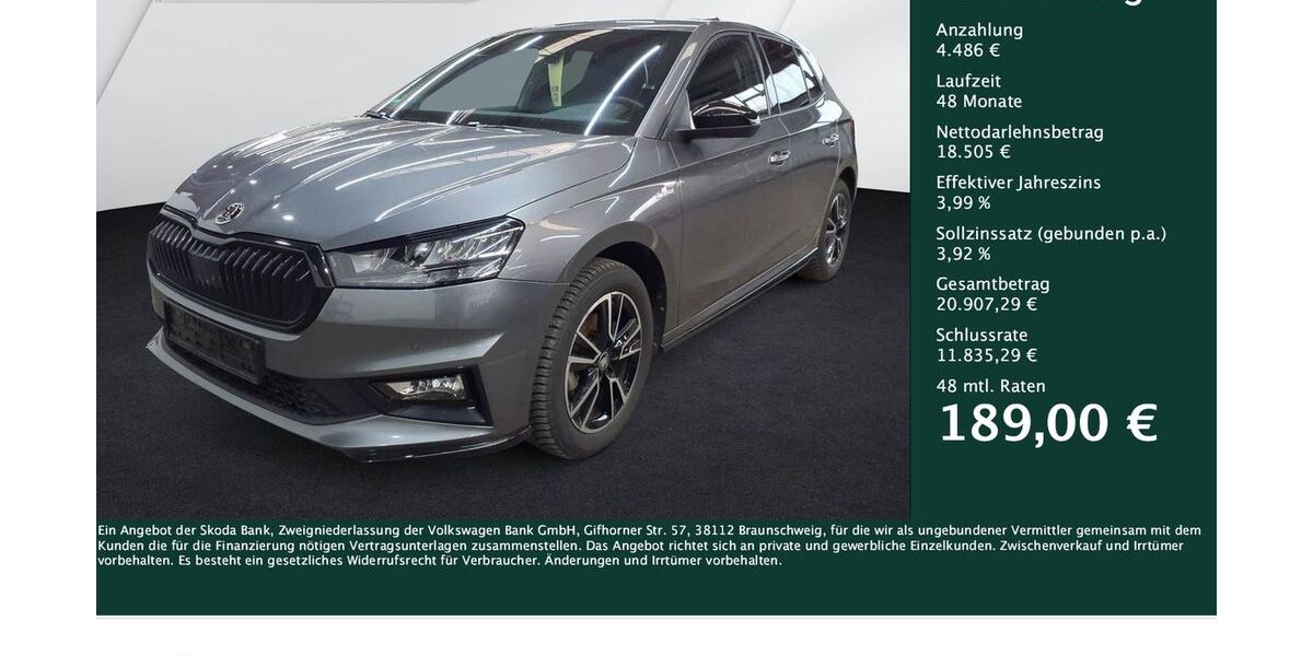 Skoda Fabia 23.037 km 22.666 &euro; Dortmund 44309