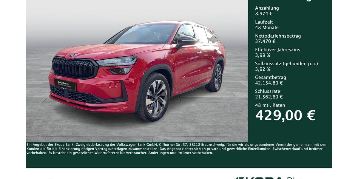 Skoda Kodiaq 10.301 km 44.388 &euro; Dortmund 44269