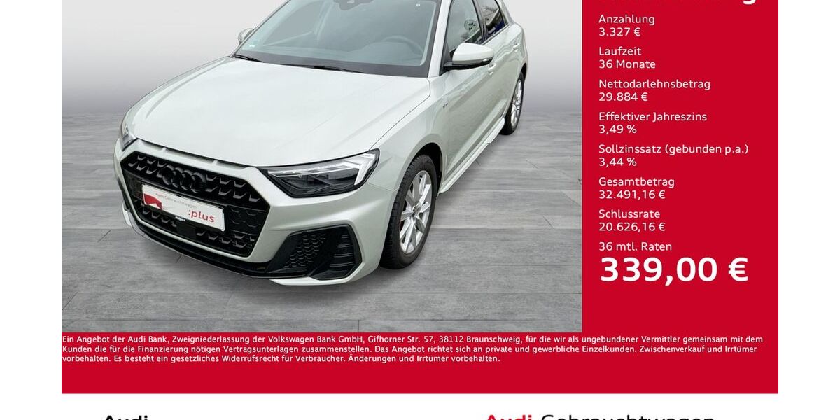 Audi A1 6.625 km 32.422 &euro; Dortmund 44143