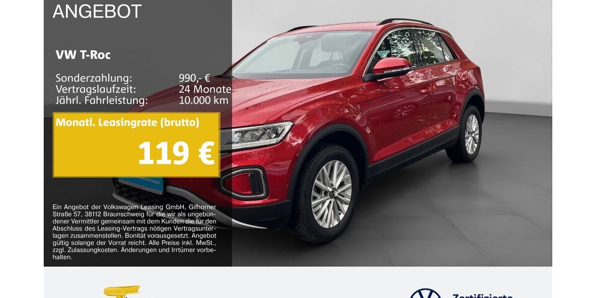 VW T-Roc 23.705 km 20.350 &euro; Gelsenkirchen 45888