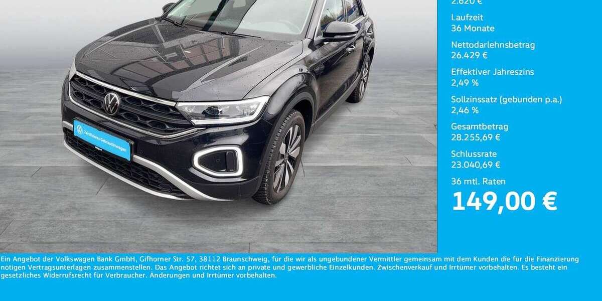 VW T-Roc 19.759 km 29.049 &euro; Dortmund 44141