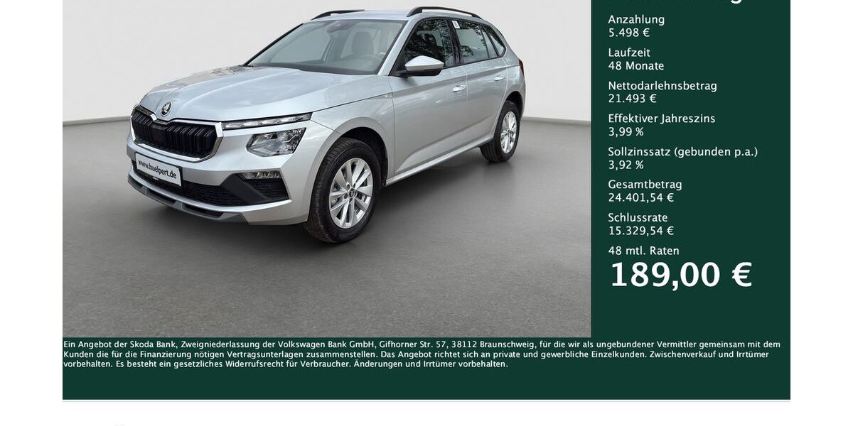 Skoda Kamiq 2.779 km 26.991 &euro; Dortmund 44269