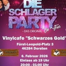 Die Schlager Party - Das Original On Tour 06.02.2026 Vinylcafe Schwarzes Gold