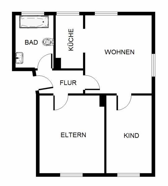 3-Zimmer-Wohnung zimmer