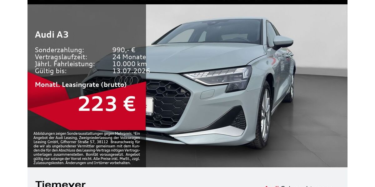 Audi A3 13.849 km 29.880 &euro; Dorsten 46284